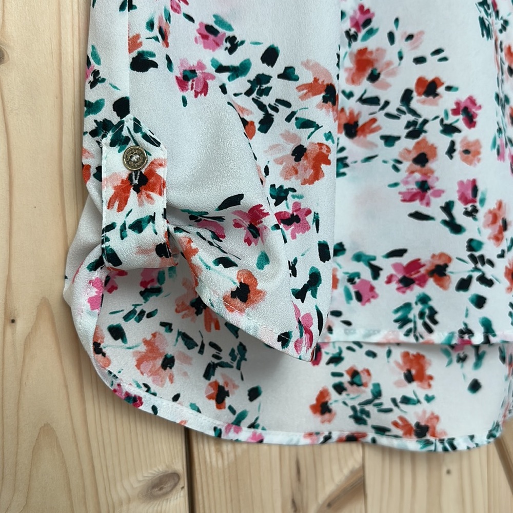 Calvin Klein Floral Blouse - Picture 6 of 8